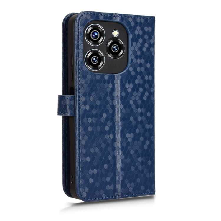 For Oukitel C50 Honeycomb Dot Texture Leather Phone Case