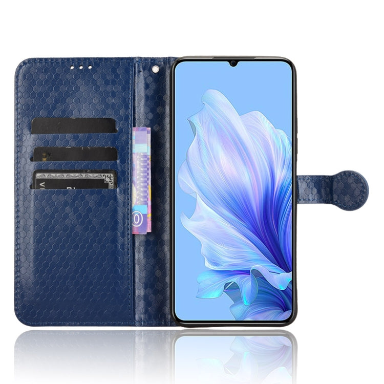For Oukitel C50 Honeycomb Dot Texture Leather Phone Case
