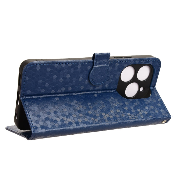For Oukitel C50 Honeycomb Dot Texture Leather Phone Case
