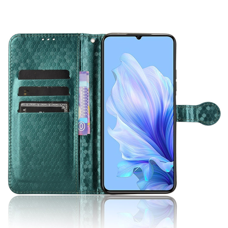 For Oukitel C50 Honeycomb Dot Texture Leather Phone Case