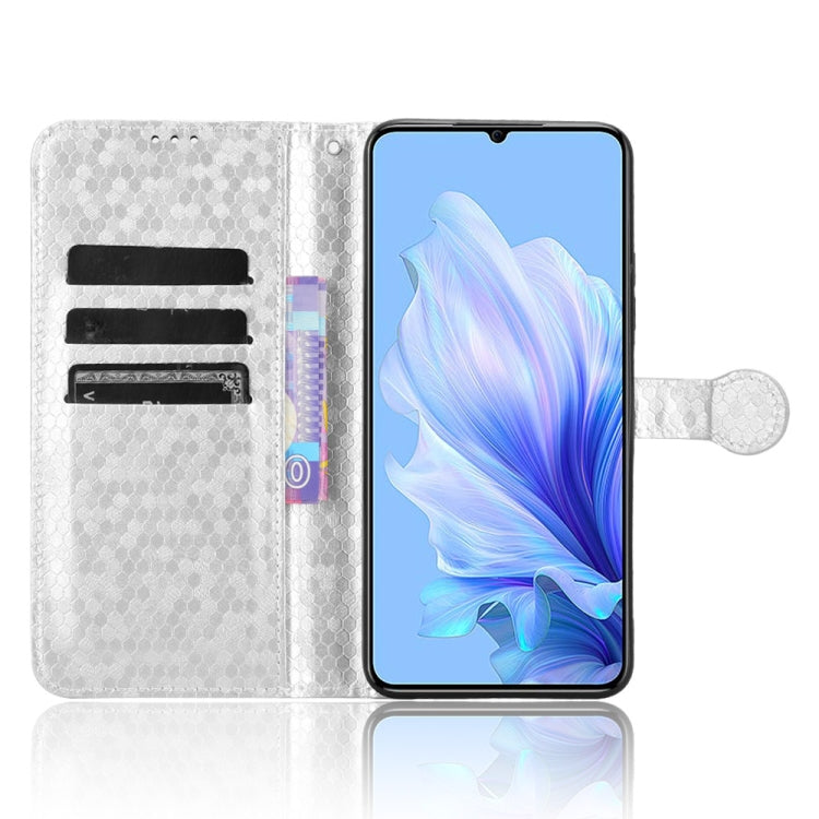 For Oukitel C50 Honeycomb Dot Texture Leather Phone Case