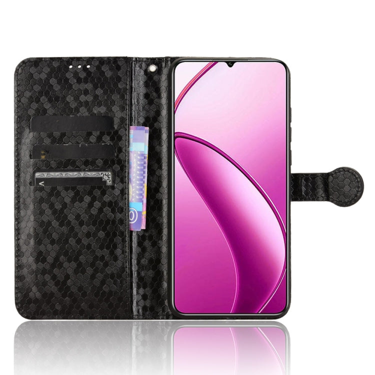 For Oukitel C53 Honeycomb Dot Texture Leather Phone Case