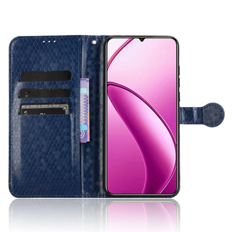 For Oukitel C53 Honeycomb Dot Texture Leather Phone Case