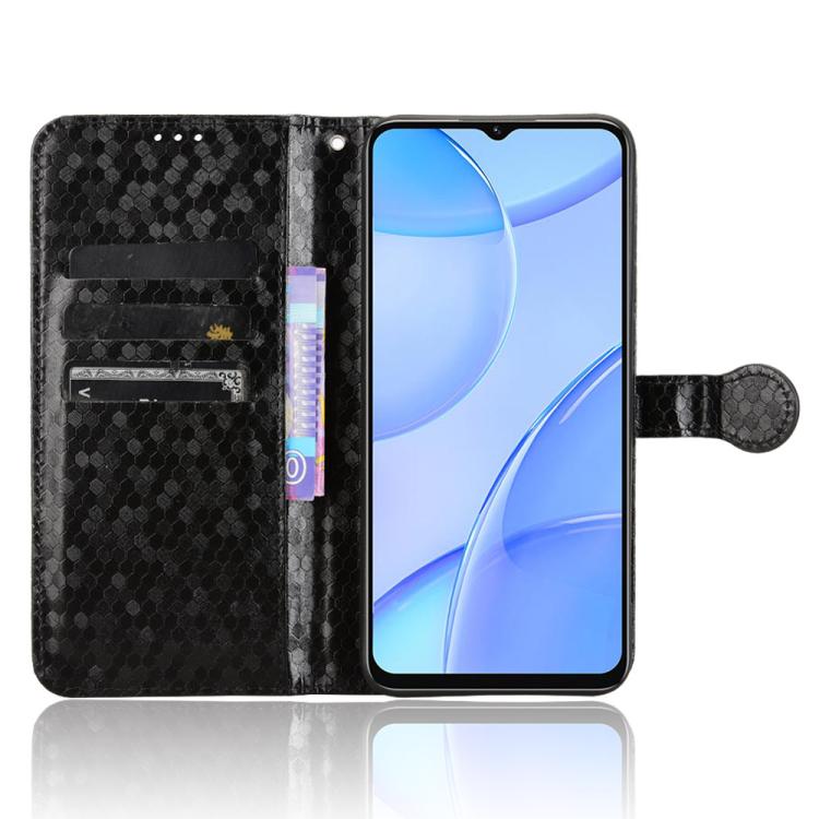 For Oukitel C57S Honeycomb Dot Texture Leather Phone Case
