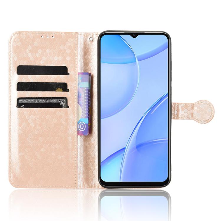 For Oukitel C57S Honeycomb Dot Texture Leather Phone Case