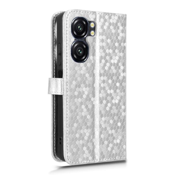 For Oukitel C58 / C58 Pro Honeycomb Dot Texture Leather Phone Case