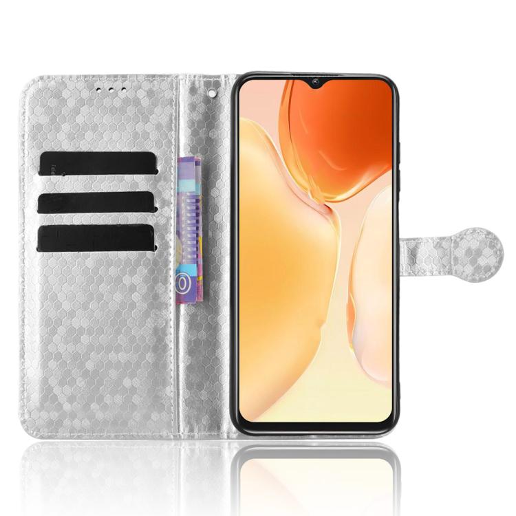 For Oukitel C1 / C1 Pro Honeycomb Dot Texture Leather Phone Case