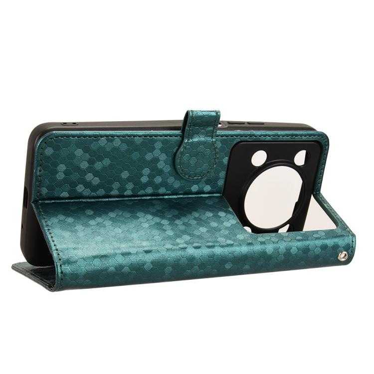 For Oukitel C60 / C60 Pro Honeycomb Dot Texture Leather Phone Case