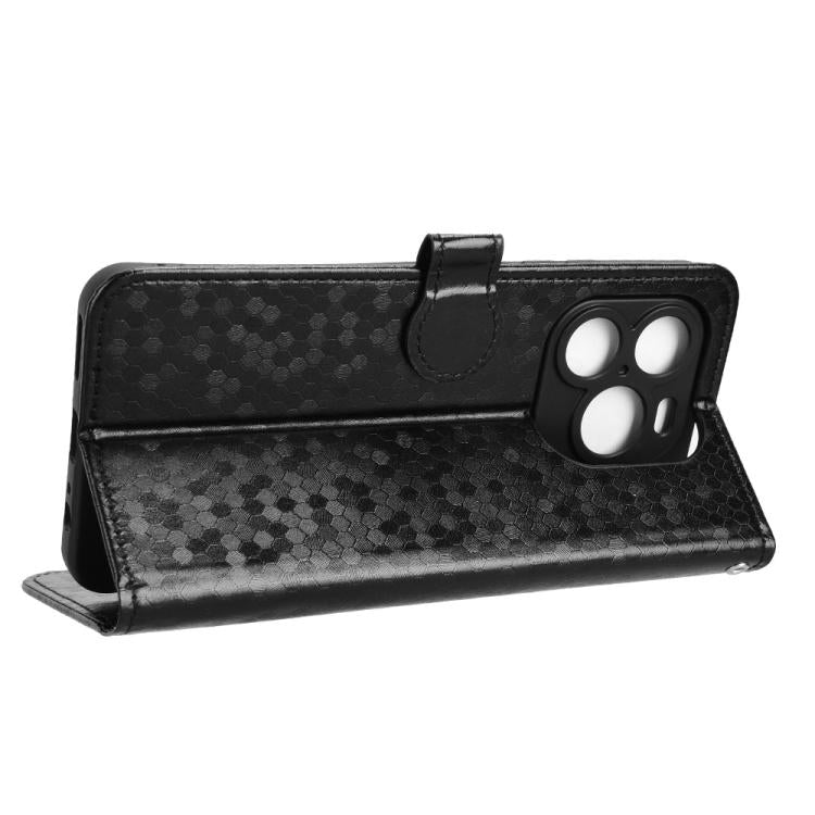 For Oukitel C65 / C65 Pro Honeycomb Dot Texture Leather Phone Case
