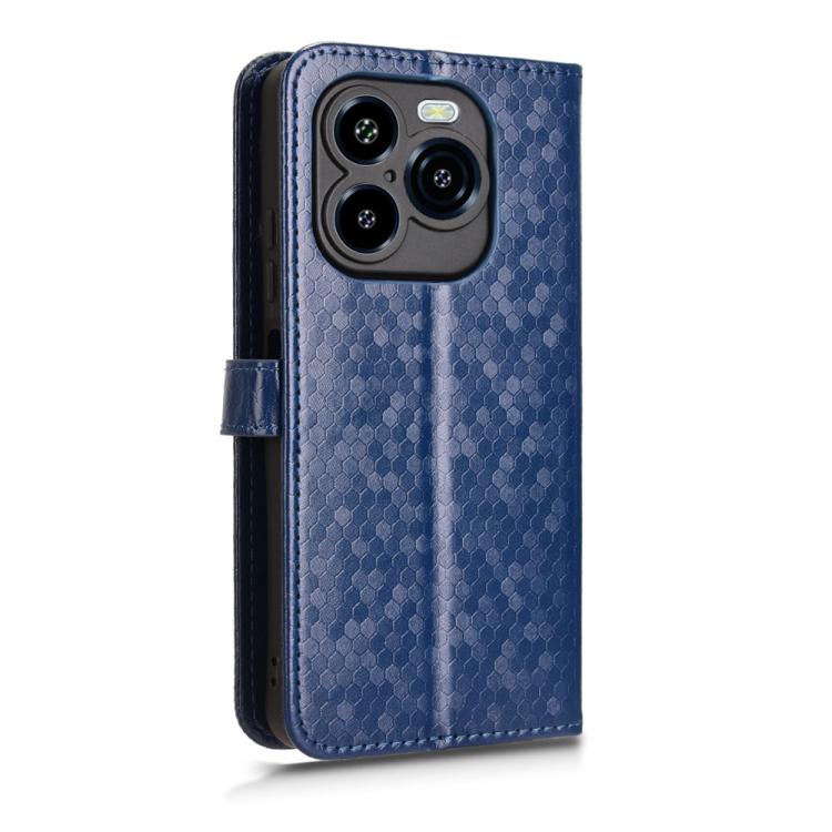 For Oukitel C65 / C65 Pro Honeycomb Dot Texture Leather Phone Case