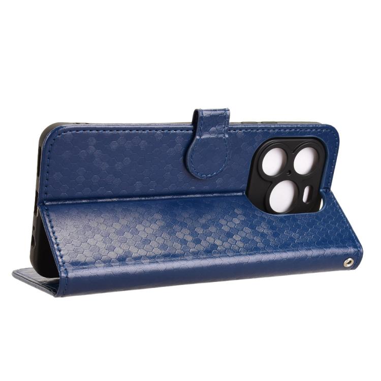For Oukitel C65 / C65 Pro Honeycomb Dot Texture Leather Phone Case