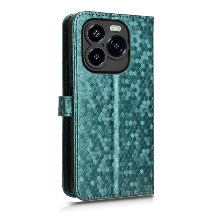 For Oukitel C65 / C65 Pro Honeycomb Dot Texture Leather Phone Case