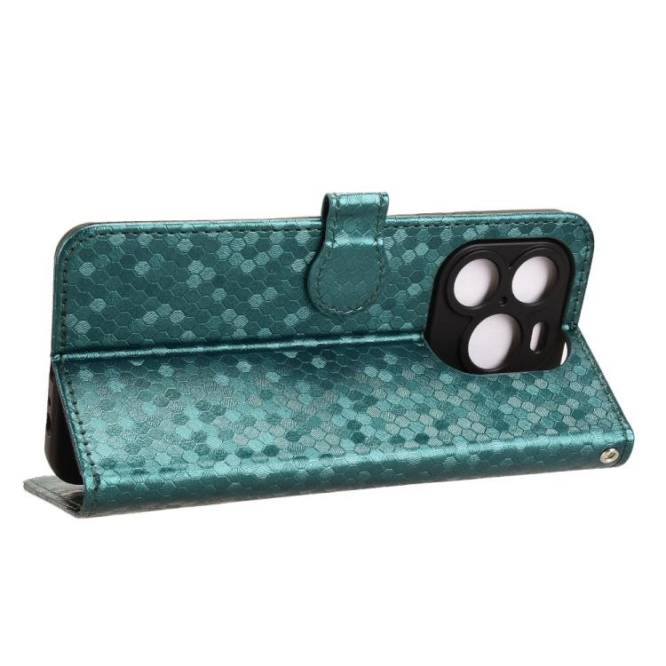 For Oukitel C65 / C65 Pro Honeycomb Dot Texture Leather Phone Case