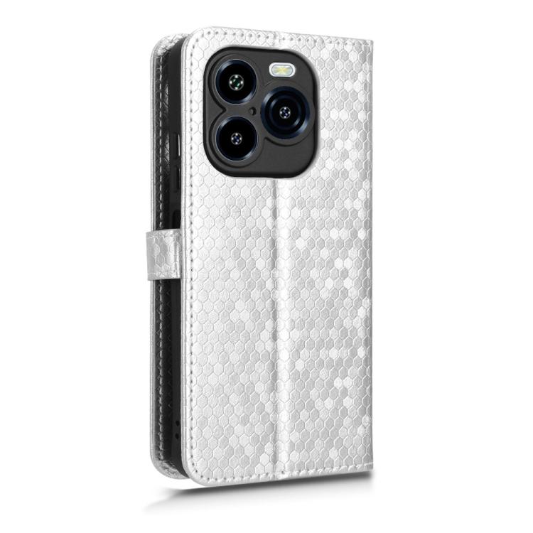 For Oukitel C65 / C65 Pro Honeycomb Dot Texture Leather Phone Case