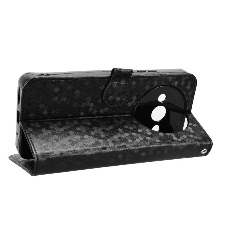 For Oukitel C59 / C59 Pro Honeycomb Dot Texture Leather Phone Case