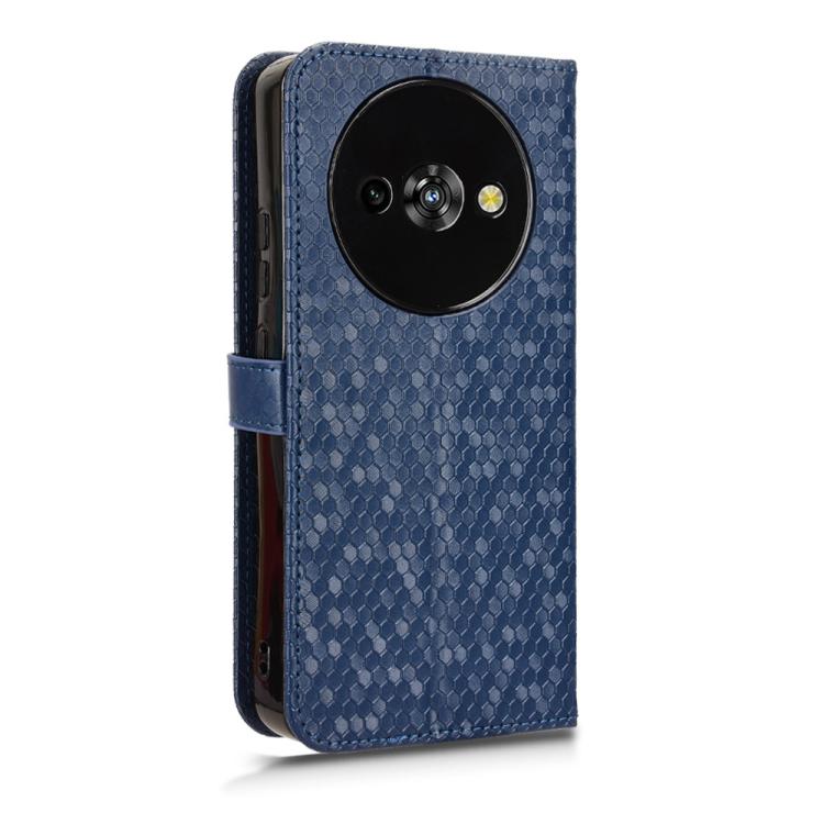 For Oukitel C59 / C59 Pro Honeycomb Dot Texture Leather Phone Case