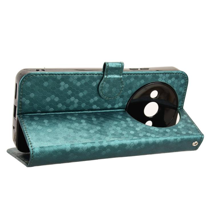 For Oukitel C59 / C59 Pro Honeycomb Dot Texture Leather Phone Case