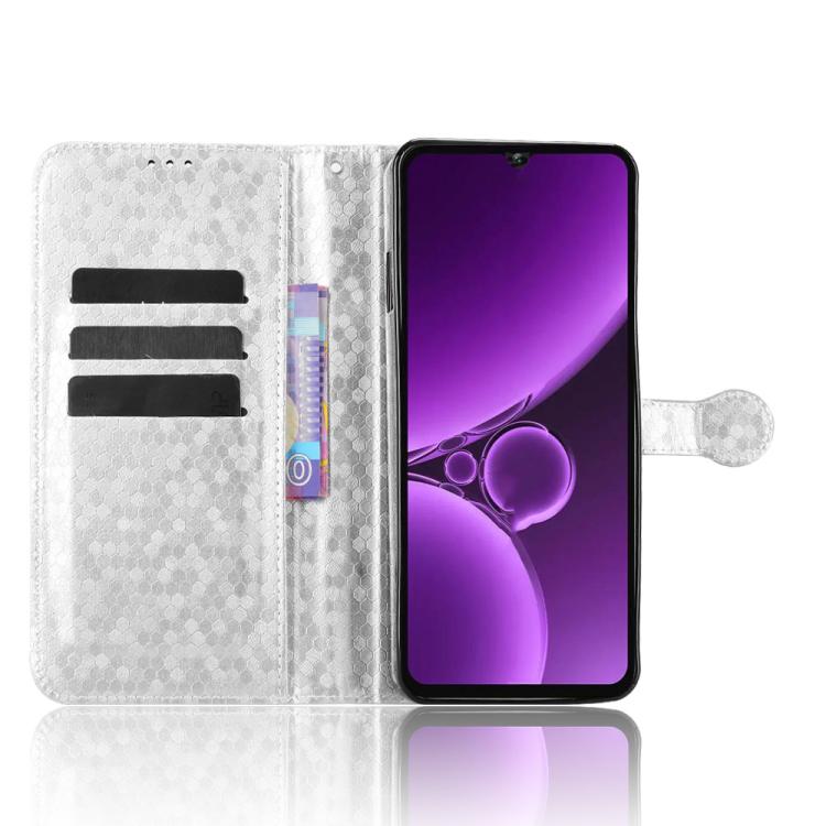 For Oukitel C59 / C59 Pro Honeycomb Dot Texture Leather Phone Case