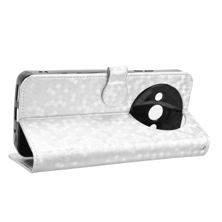 For Oukitel C59 / C59 Pro Honeycomb Dot Texture Leather Phone Case
