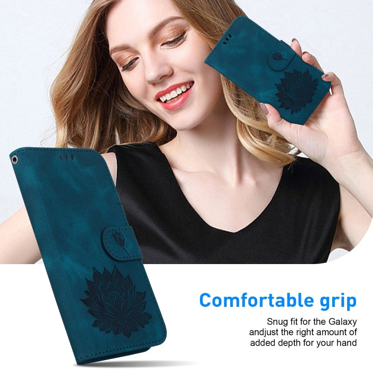 For Sony Xperia 1 VI Lotus Embossed Leather Phone Case