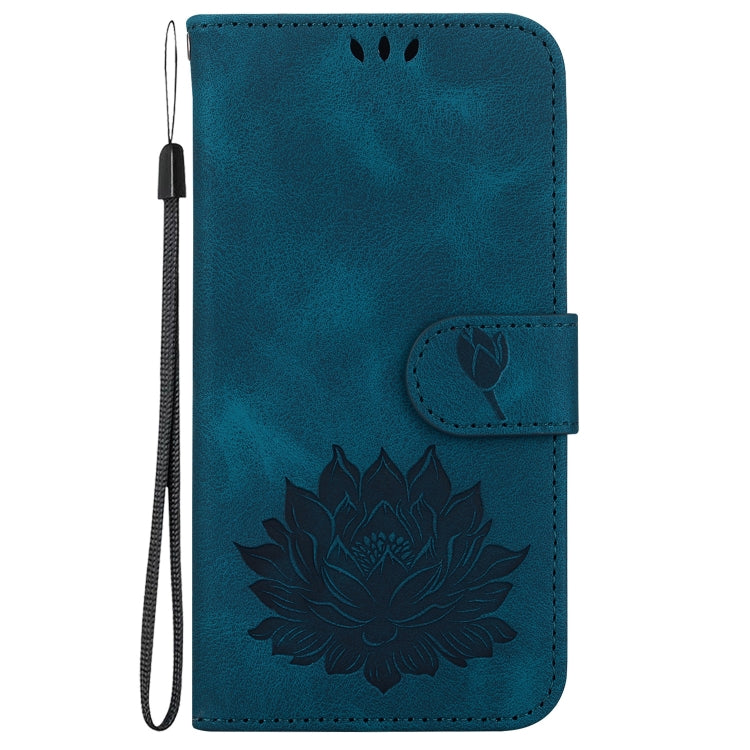 For Sony Xperia 5 VI Lotus Embossed Leather Phone Case