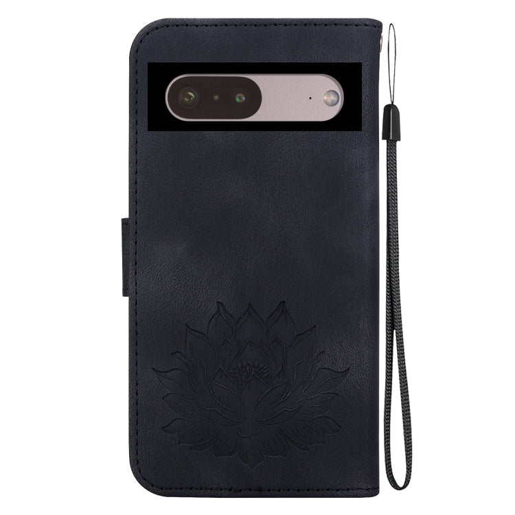 For Google Pixel 7 Pro Lotus Embossed Leather Phone Case