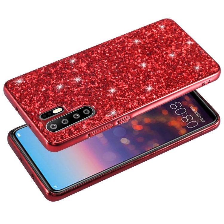 For OPPO A91 / F5 / Reno3 Glitter Powder Shockproof TPU Protective Case