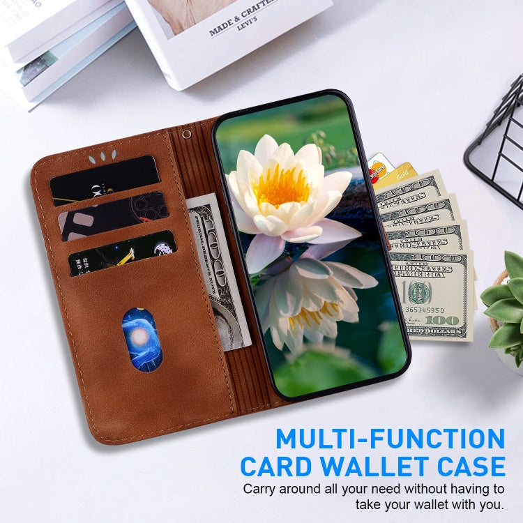 For Honor 90 Lite Lotus Embossed Leather Phone Case