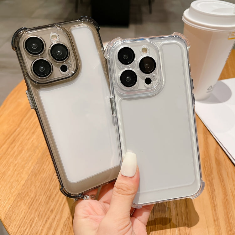 For iPhone 15 Pro Clear Acrylic + TPU Shockproof Phone Case