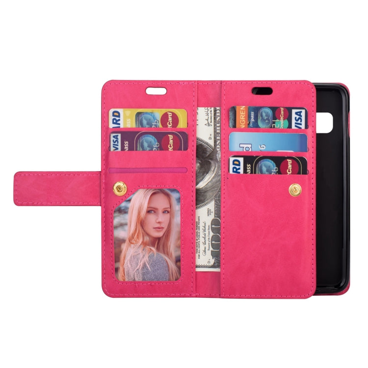 Samsung Galaxy S10+ Multifunctional Zipper Horizontal Flip Leather Case with Holder & Wallet & 9 Card Slots & Lanyard