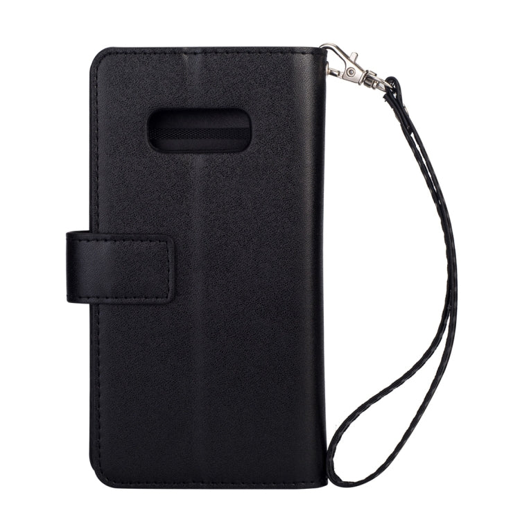 For Samsung Galaxy S10e Multifunctional Zipper Horizontal Flip Leather Case with Holder & Wallet & 9 Card Slots & Lanyard