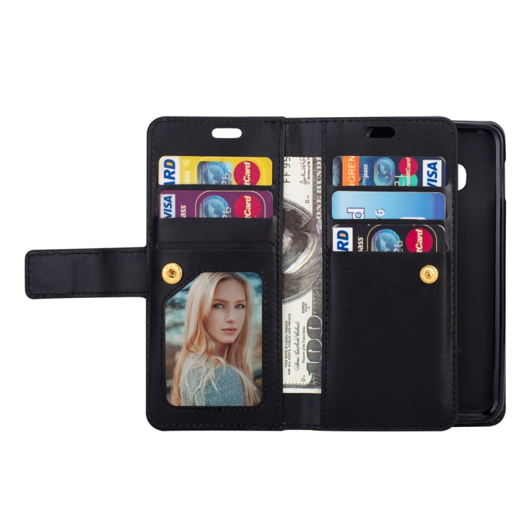 For Samsung Galaxy S10e Multifunctional Zipper Horizontal Flip Leather Case with Holder & Wallet & 9 Card Slots & Lanyard