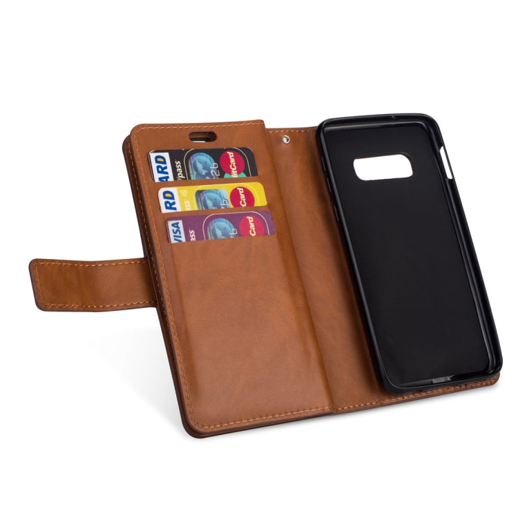 For Samsung Galaxy S10e Multifunctional Zipper Horizontal Flip Leather Case with Holder & Wallet & 9 Card Slots & Lanyard
