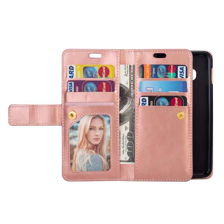 For Samsung Galaxy S10e Multifunctional Zipper Horizontal Flip Leather Case with Holder & Wallet & 9 Card Slots & Lanyard