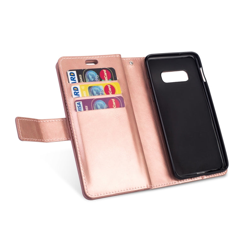 For Samsung Galaxy S10e Multifunctional Zipper Horizontal Flip Leather Case with Holder & Wallet & 9 Card Slots & Lanyard
