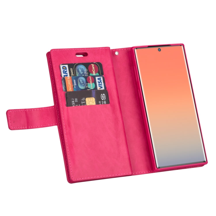 For Samsung Galaxy Note10 Multifunctional Zipper Horizontal Flip Leather Case with Holder & Wallet & 9 Card Slots & Lanyard