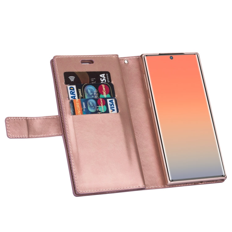For Samsung Galaxy Note10 Multifunctional Zipper Horizontal Flip Leather Case with Holder & Wallet & 9 Card Slots & Lanyard