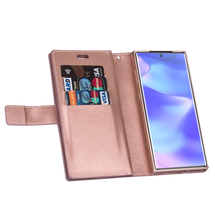 For Samsung Galaxy Note10+ Multifunctional Zipper Horizontal Flip Leather Case with Holder & Wallet & 9 Card Slots & Lanyard
