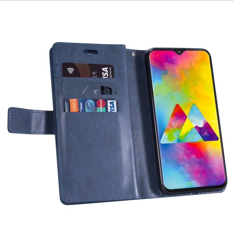 For Samsung Galaxy A10s Multifunctional Zipper Horizontal Flip Leather Case with Holder & Wallet & 9 Card Slots & Lanyard