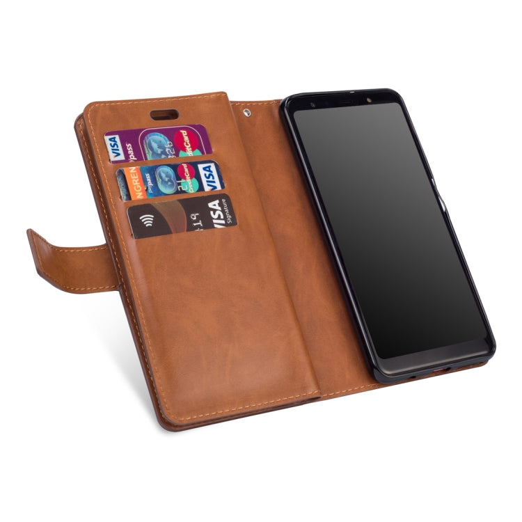 For Samsung Galaxy A70 Multifunctional Zipper Horizontal Flip Leather Case with Holder & Wallet & 9 Card Slots & Lanyard