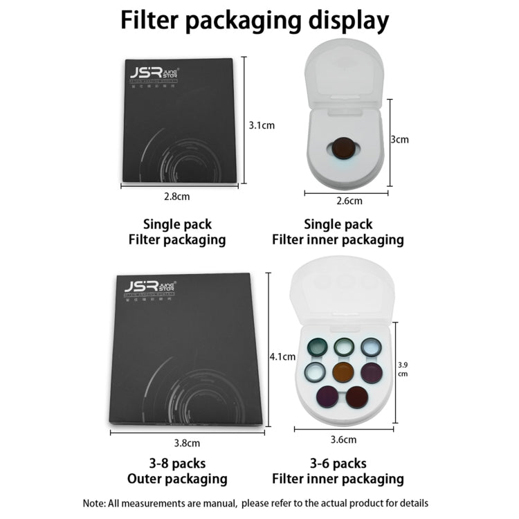 For Insta360 GO 3S JUNESTAR Camera Lens Filter, Filter:CPL
