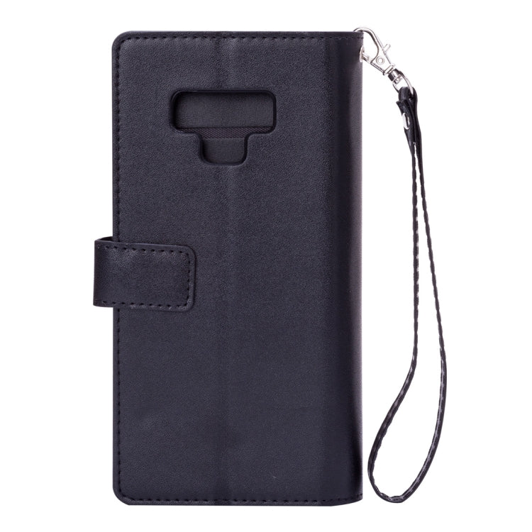 For Samsung Galaxy Note9 Multifunctional Zipper Horizontal Flip Leather Case with Holder & Wallet & 9 Card Slots & Lanyard