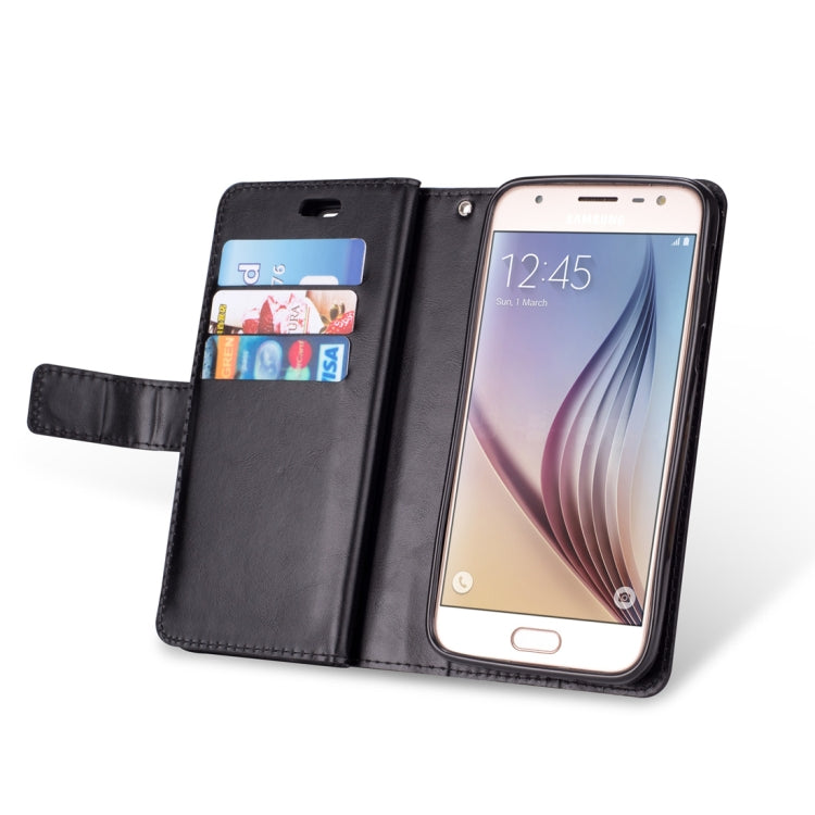 For Samsung Galaxy J3 (2018) / Galaxy J7 (2018) Multifunctional Zipper Horizontal Flip Leather Case with Holder & Wallet & 9 Card Slots & Lanyard