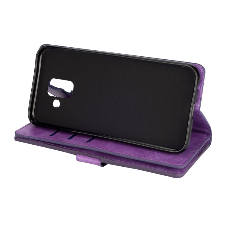 For Samsung Galaxy A6 (2018) Multifunctional Zipper Horizontal Flip Leather Case with Holder & Wallet & 9 Card Slots & Lanyard