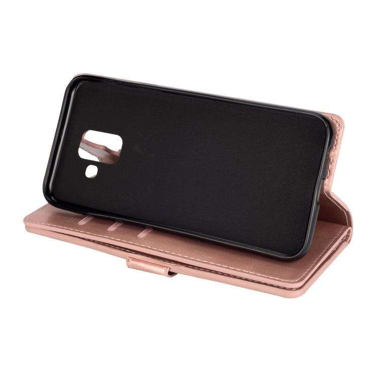 For Samsung Galaxy A6 (2018) Multifunctional Zipper Horizontal Flip Leather Case with Holder & Wallet & 9 Card Slots & Lanyard