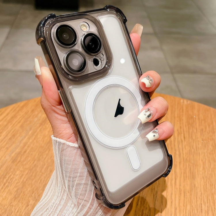 For iPhone 15 Pro Max Clear Acrylic + TPU MagSafe Magnetic Phone Case