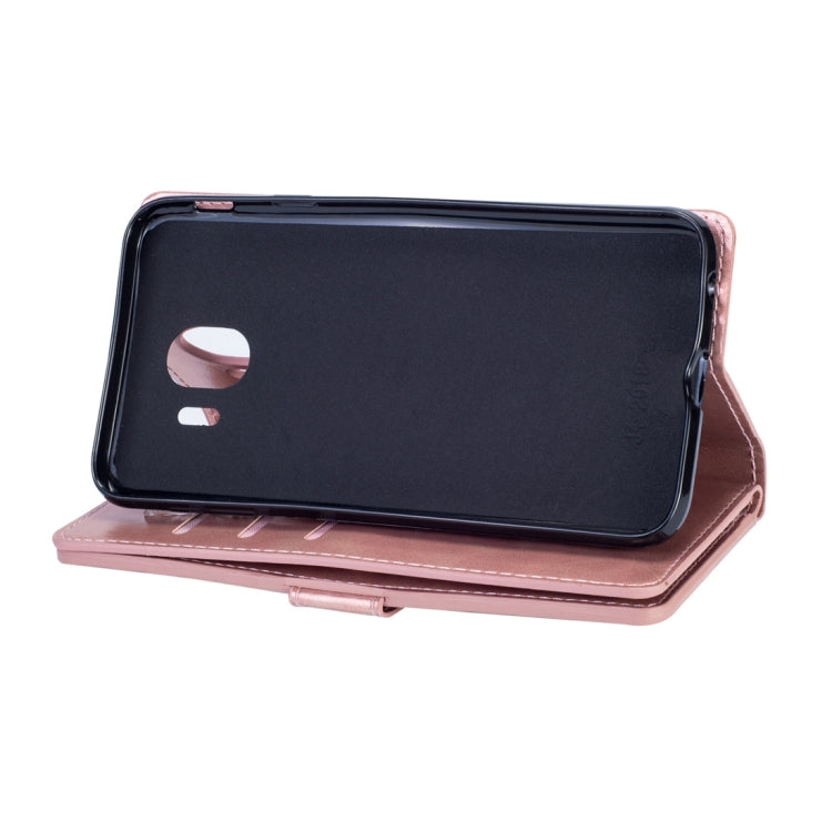For Samsung Galaxy J4 (2018) EU Version Multifunctional Zipper Horizontal Flip Leather Case with Holder & Wallet & 9 Card Slots & Lanyard