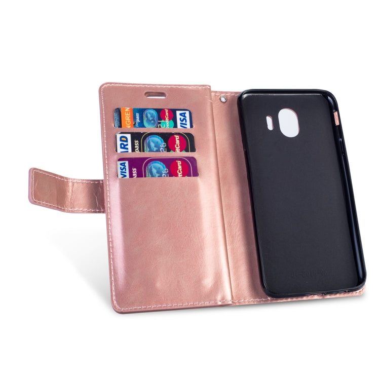 For Samsung Galaxy J4 (2018) EU Version Multifunctional Zipper Horizontal Flip Leather Case with Holder & Wallet & 9 Card Slots & Lanyard