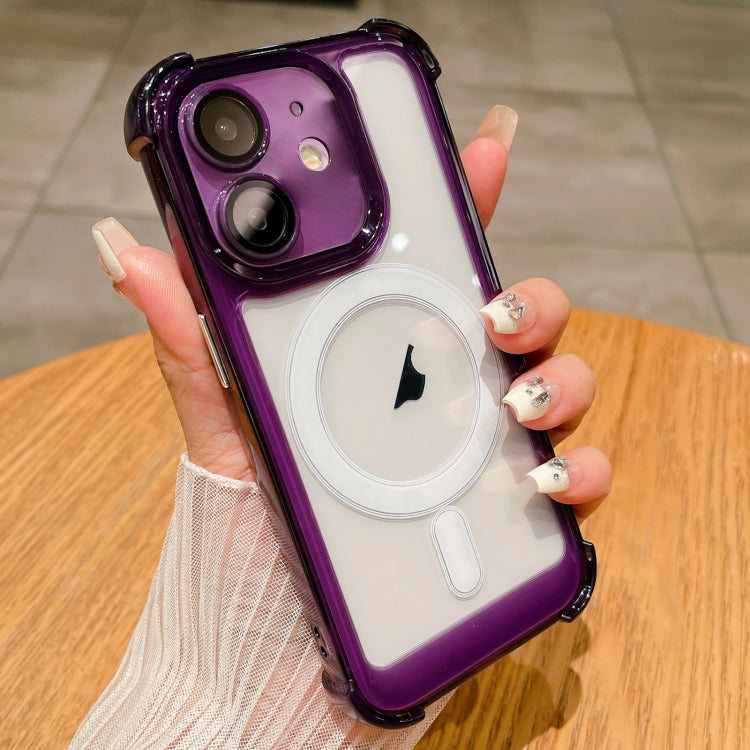 For iPhone 12 Clear Acrylic + TPU MagSafe Magnetic Phone Case