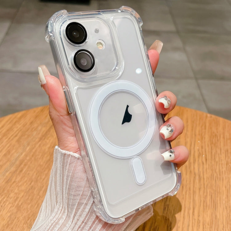 For iPhone 11 Clear Acrylic + TPU MagSafe Magnetic Phone Case